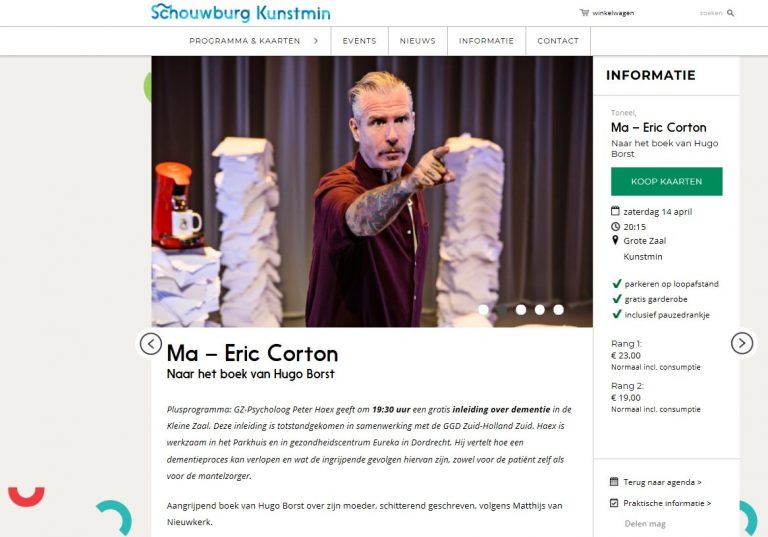 Ma, een voorstelling naar het boek van Hugo Borst